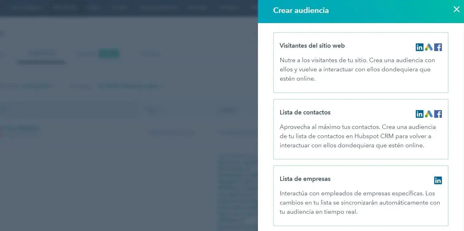 Campañas de tráfico web en Facebook, LinkedIn y Google_Hubspot