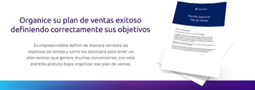 Plantilla organizar plan de ventas