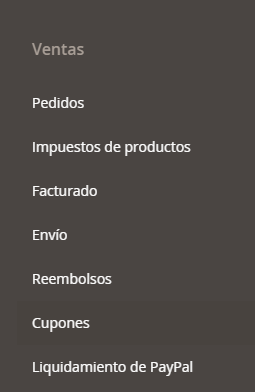 Informes de ventas_Magento