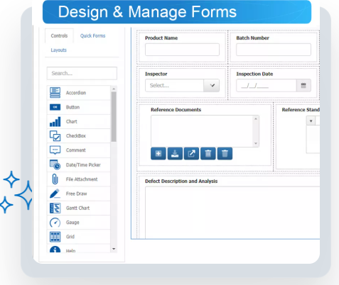 Design and Manage forms