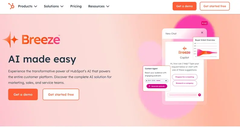 Power your workflows with intelligent automation in HubSpot.
                                                                                